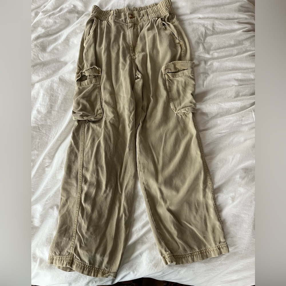Treasure & Bond Straight Leg Cargo - Khaki